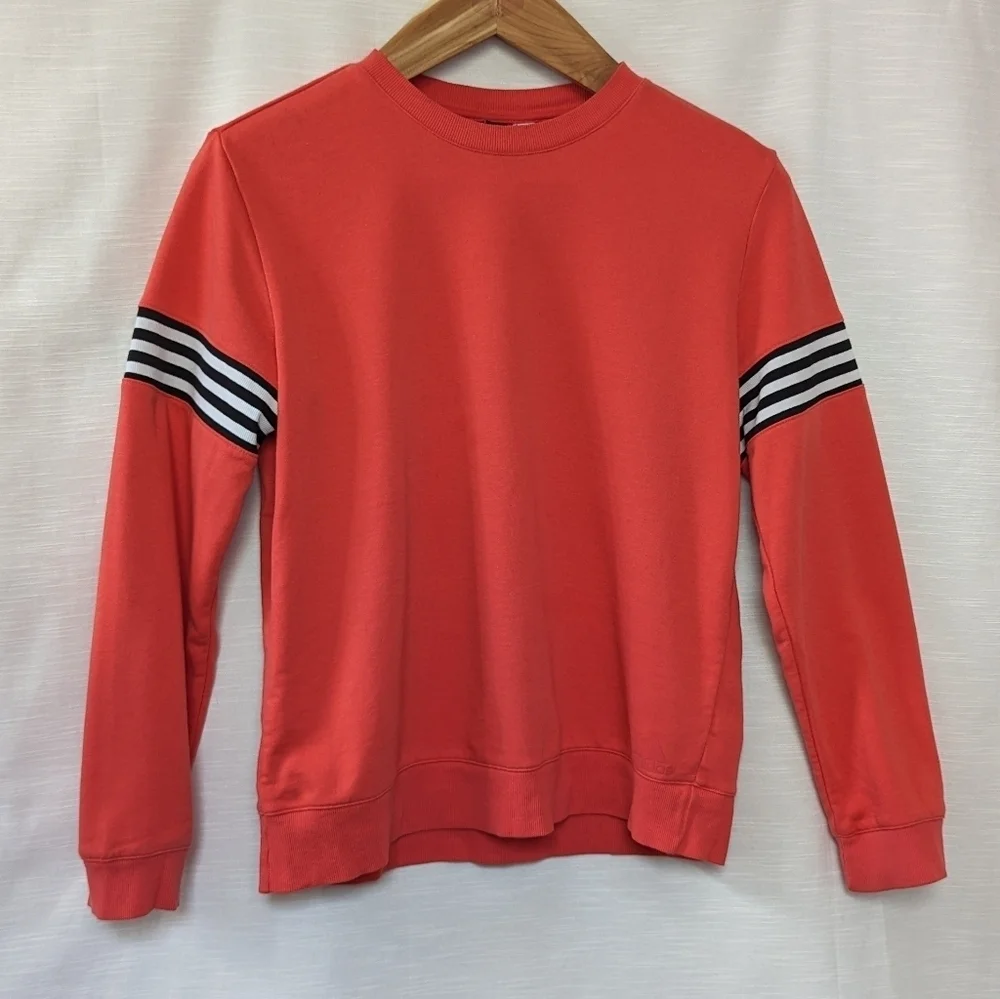 Lightweight Adidas Crewneck‎ Coral Sweatshirt - Picture 6 of 14